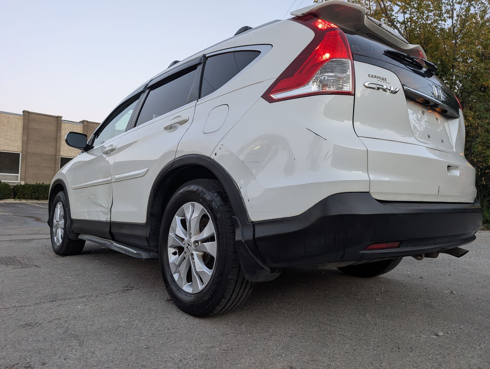 2014 Honda CR-V EX-L White — view 3
