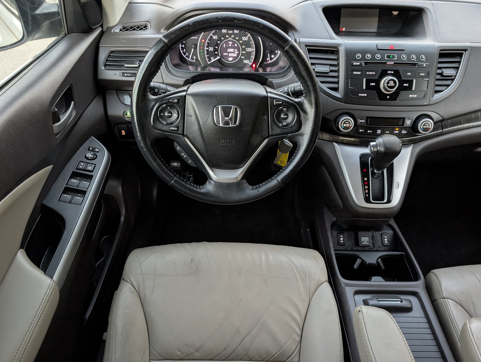 2014 Honda CR-V EX-L White — view 14