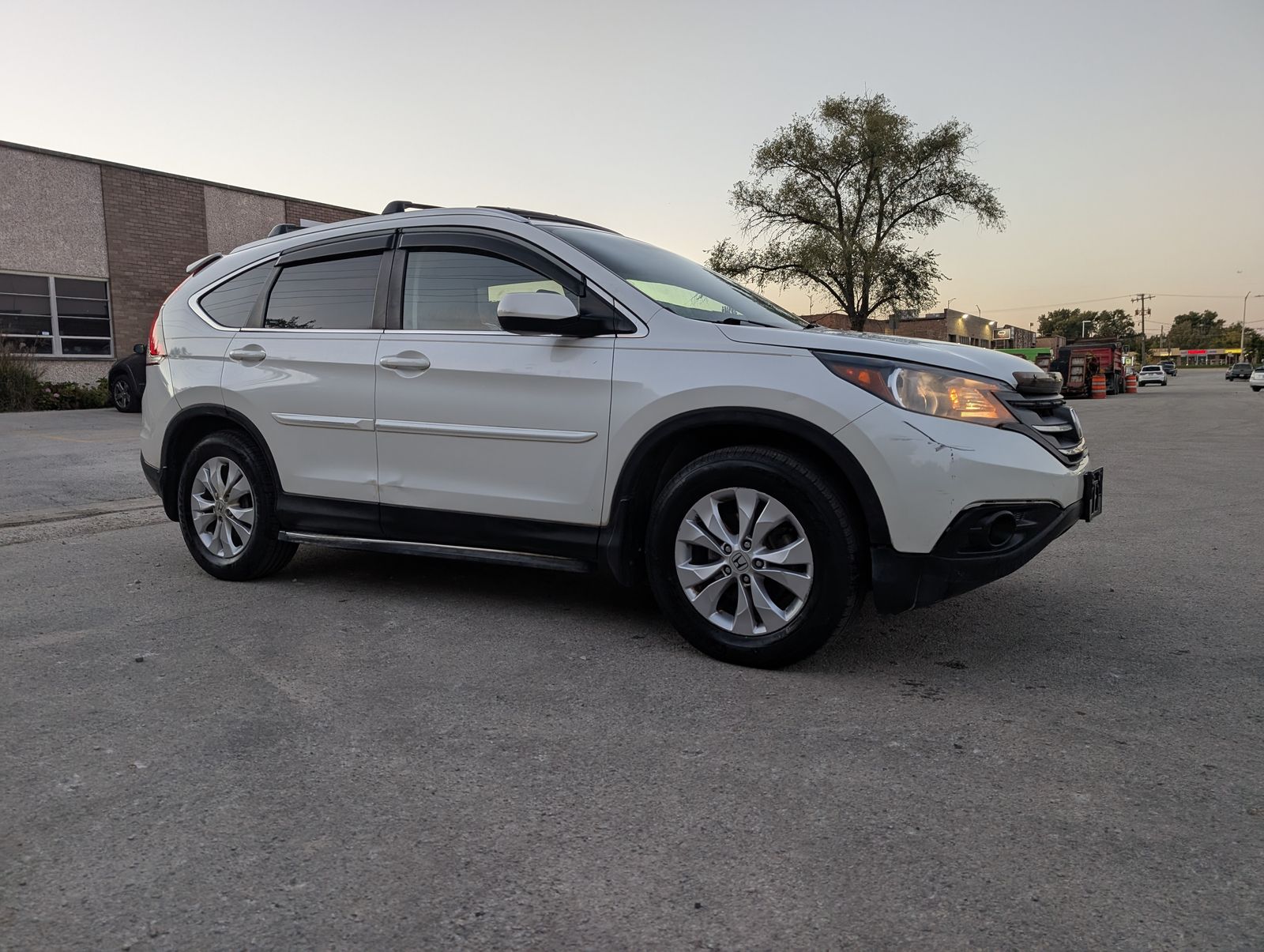 2014 Honda CR-V EX-L White — view 9