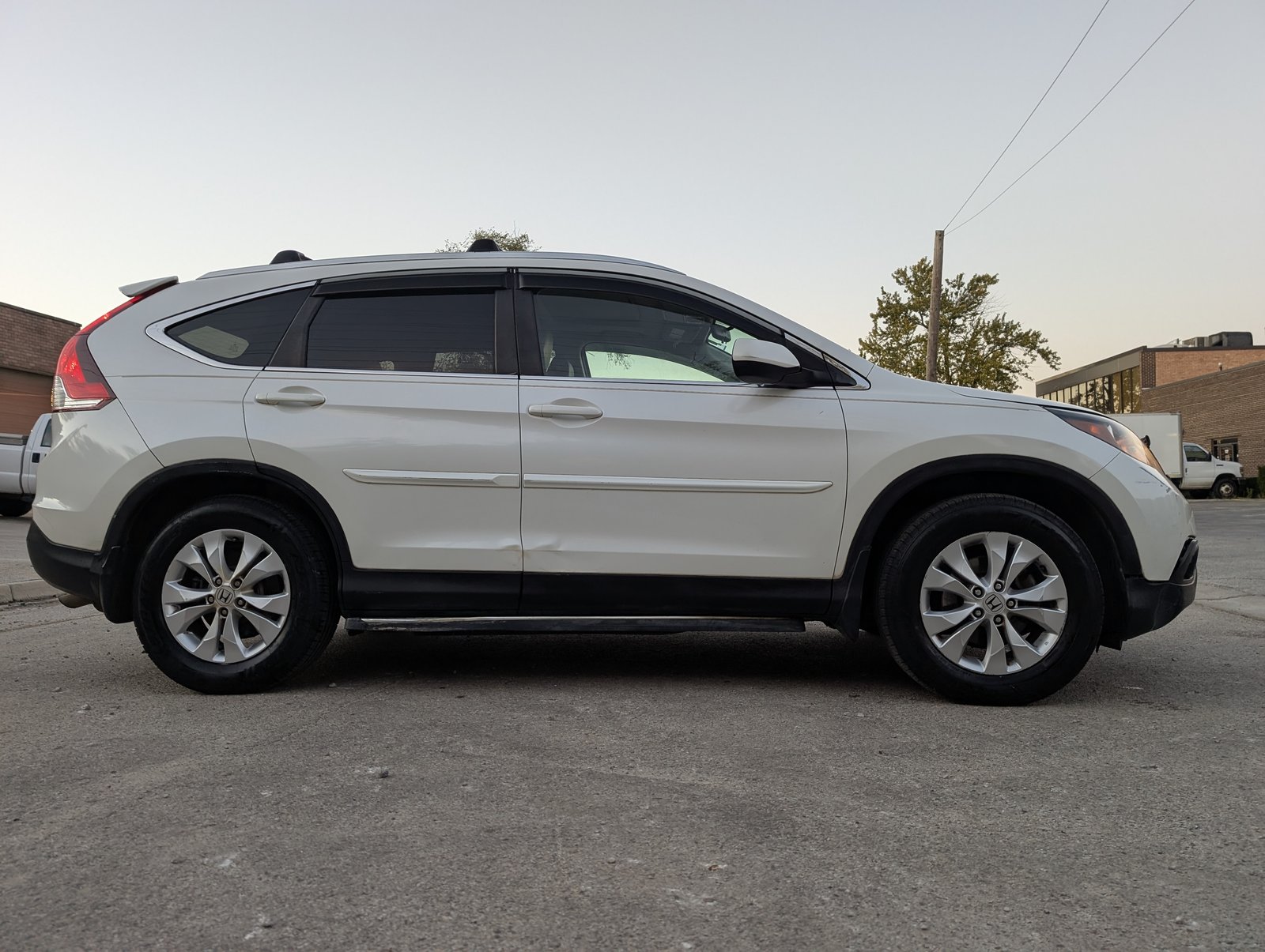 2014 Honda CR-V EX-L White — view 8