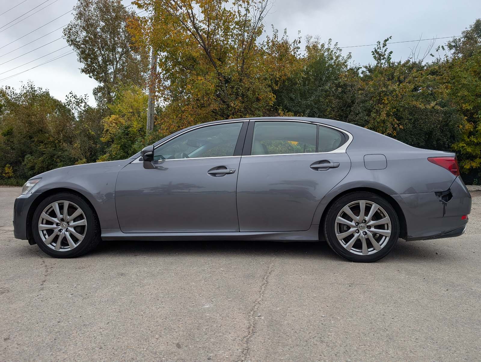 2015 Lexus GS 350 Gray — view 3