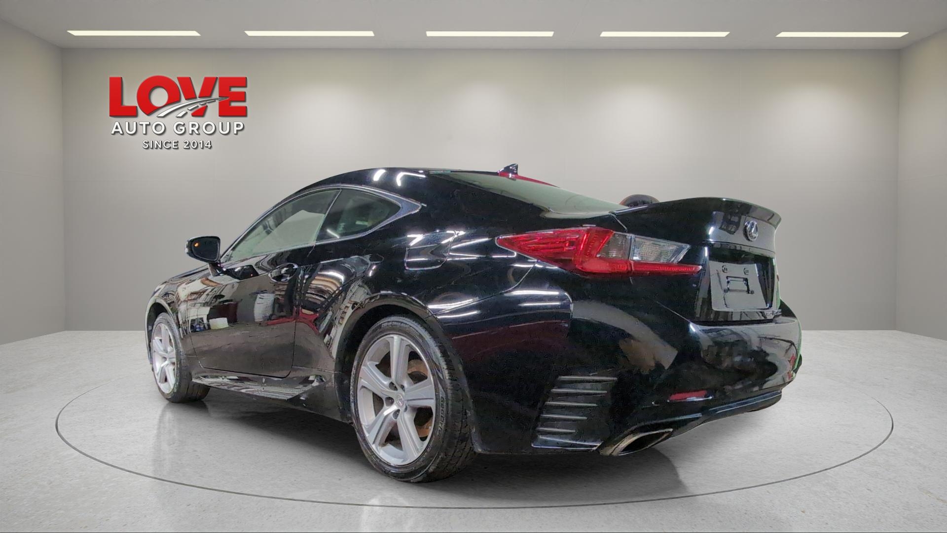 2015 Lexus RC 350 Obsidian Black — view 4