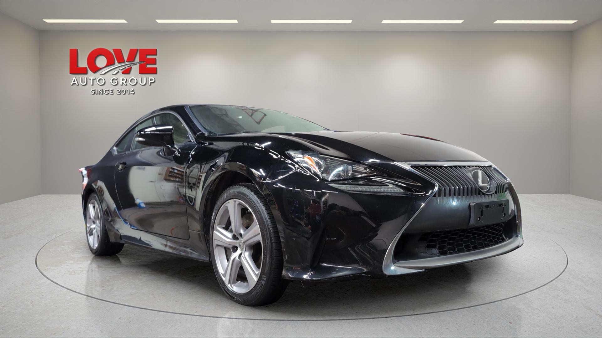 2015 Lexus RC 350 Obsidian Black — view 9
