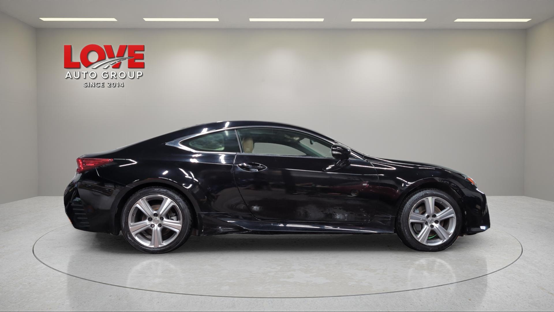 2015 Lexus RC 350 Obsidian Black — view 7