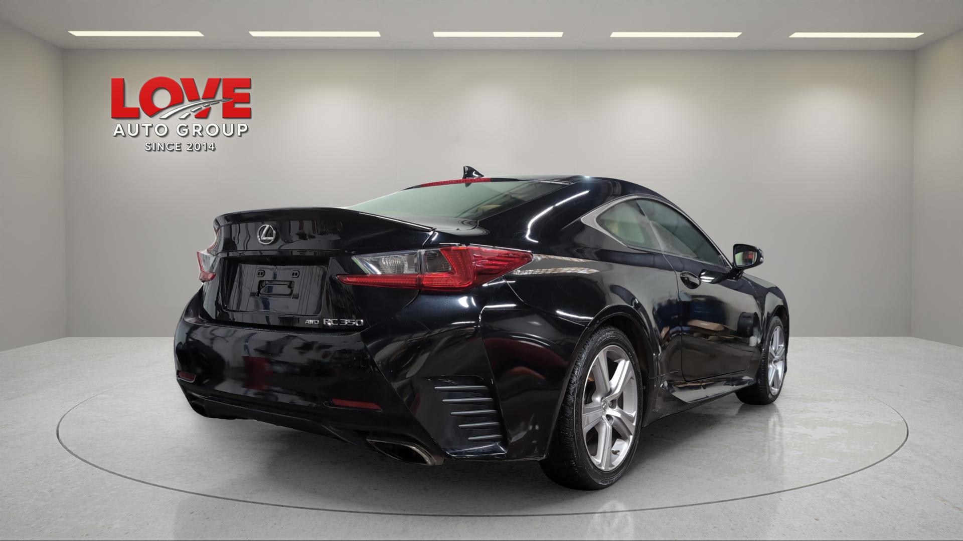 2015 Lexus RC 350 Obsidian Black — view 5