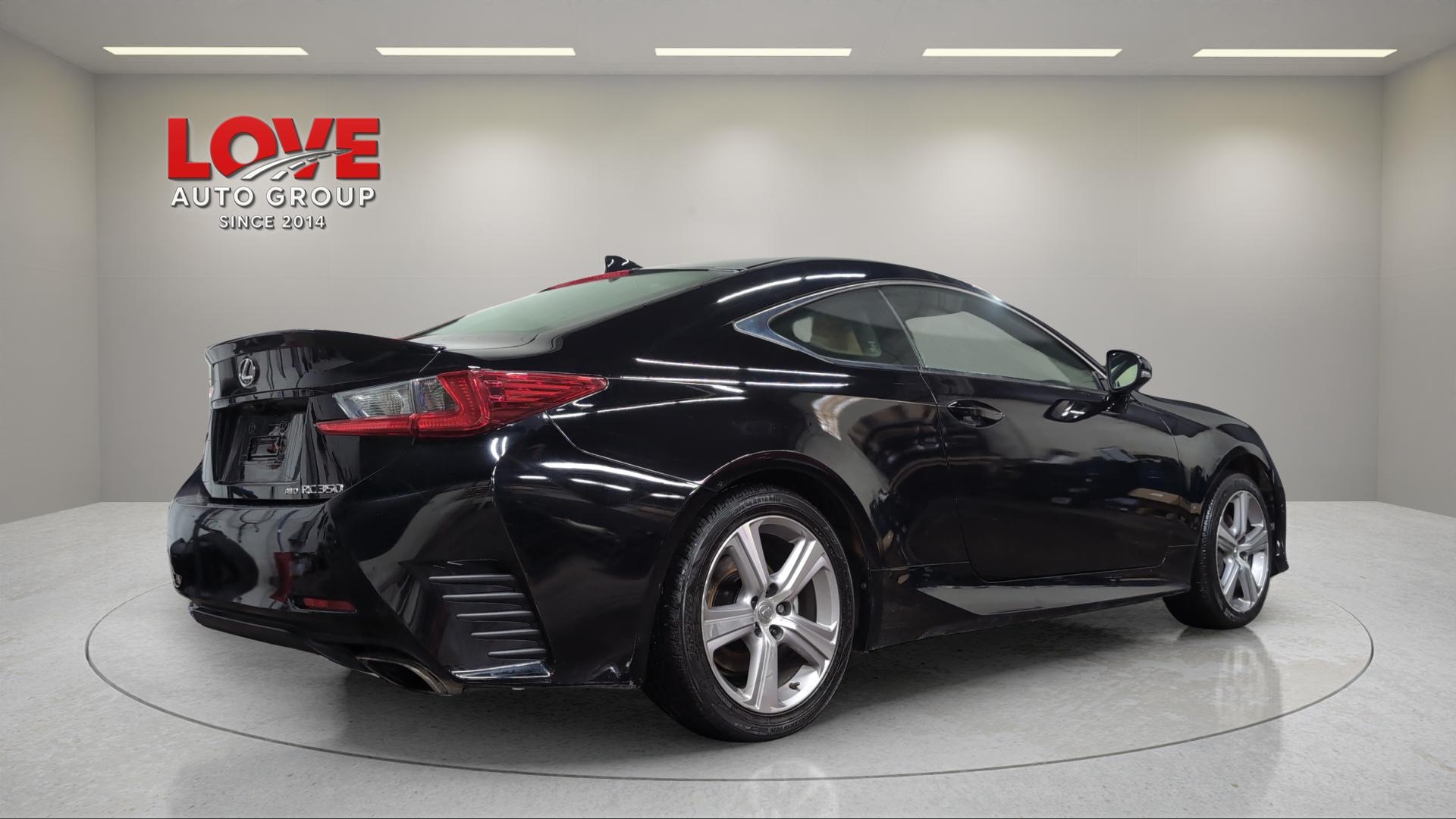 2015 Lexus RC 350 Obsidian Black — view 6