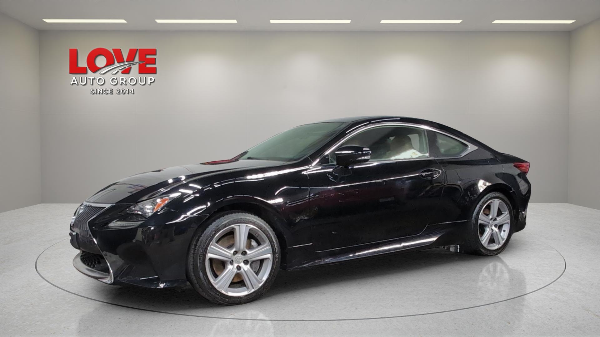 2015 Lexus RC 350 Obsidian Black — view 2