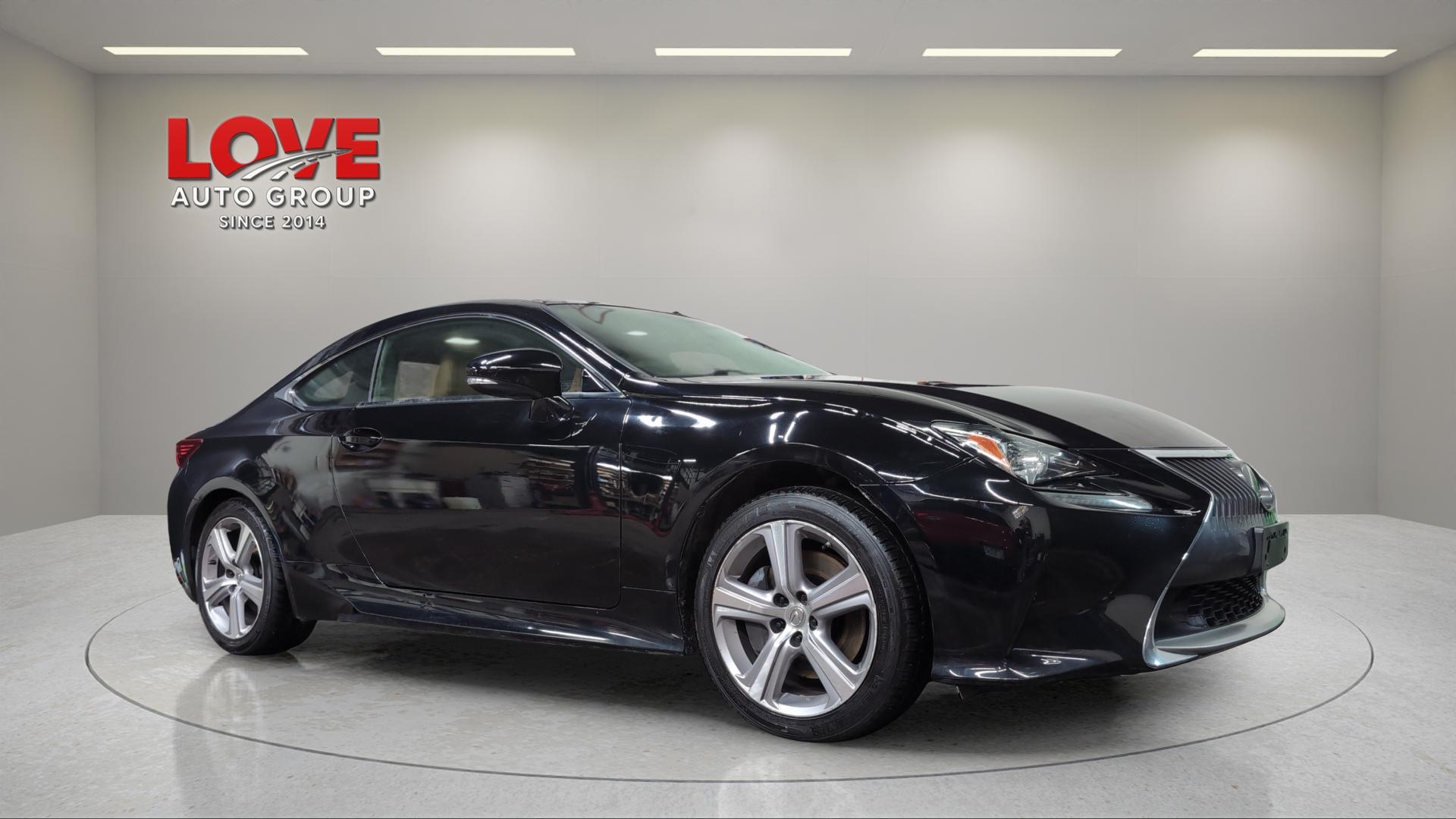 2015 Lexus RC 350 Obsidian Black — view 8