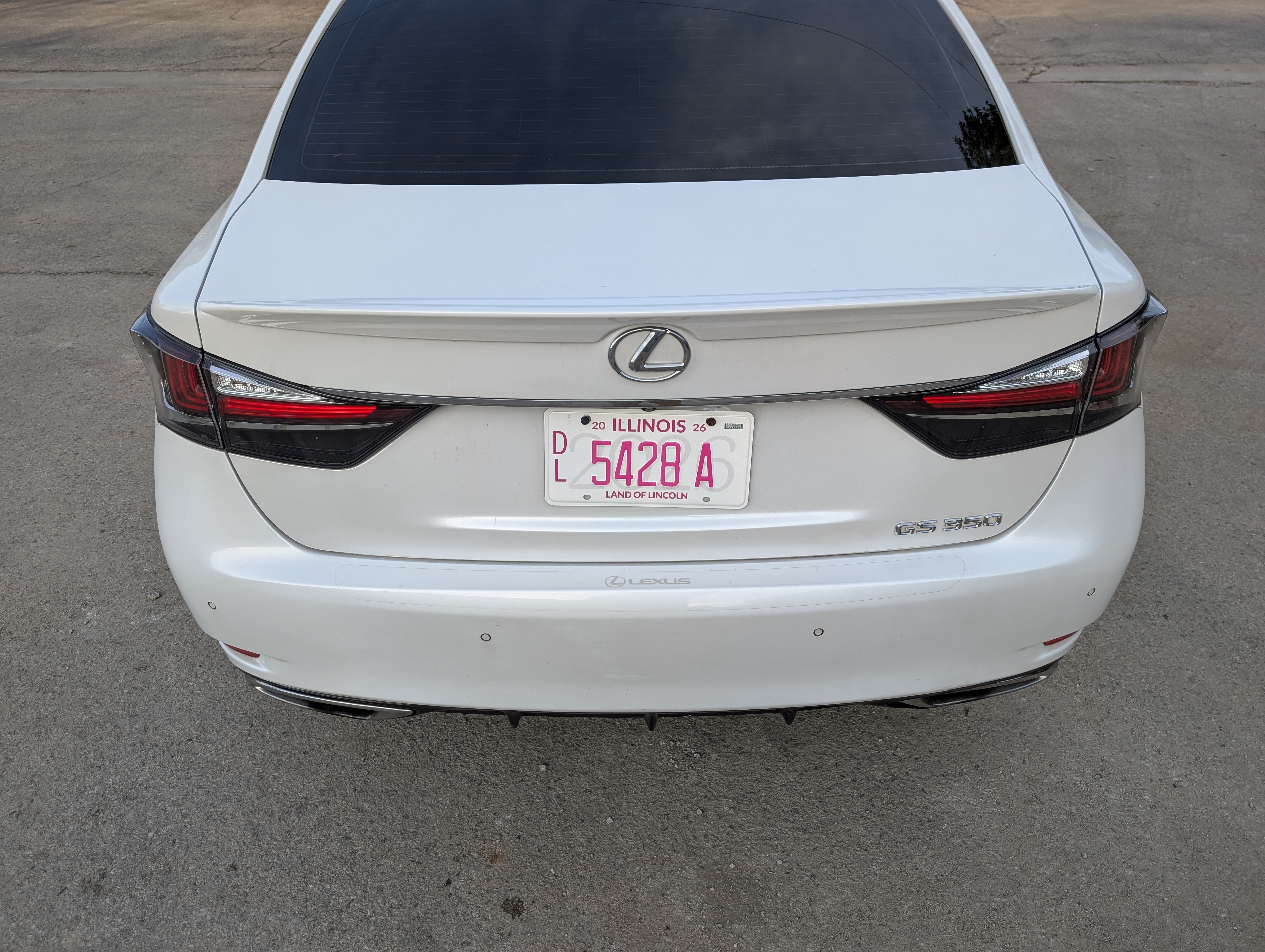 2017 Lexus GS 350 AWD White — view 7