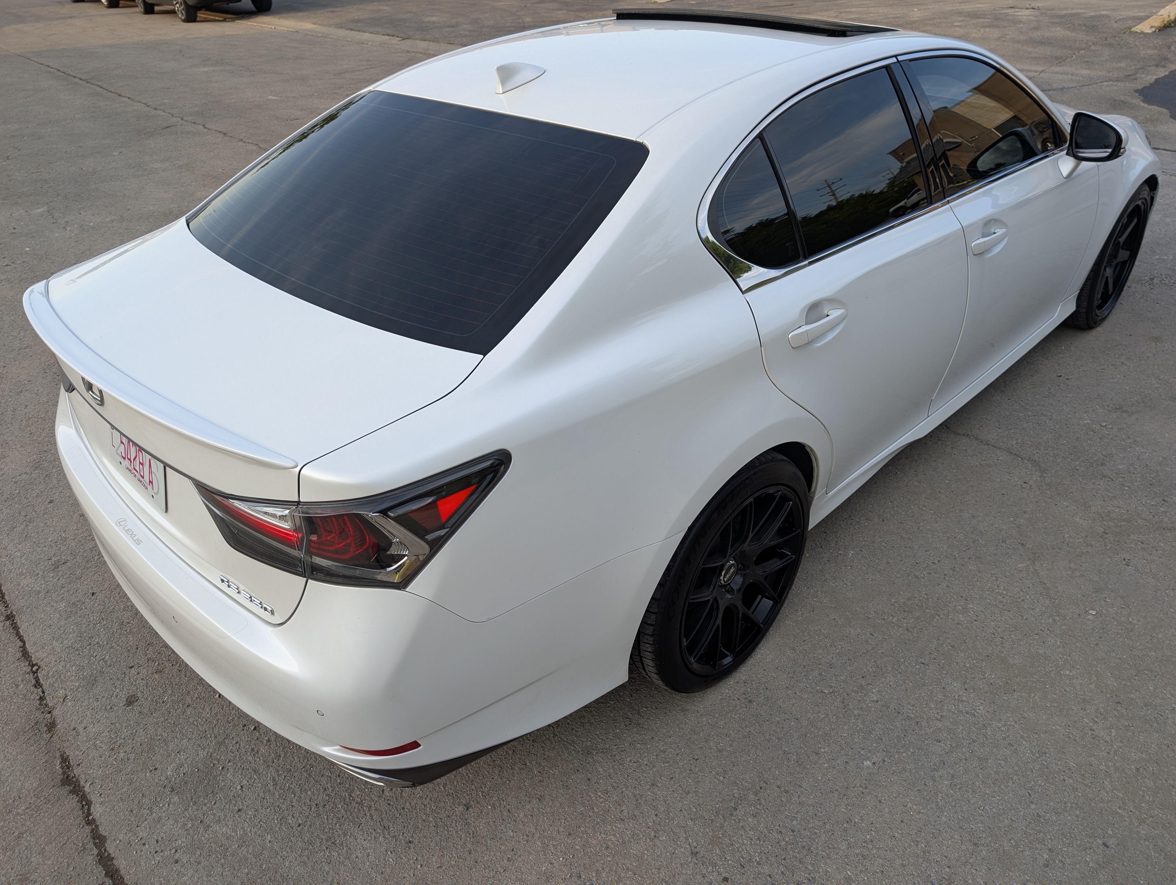 2017 Lexus GS 350 AWD White — view 8