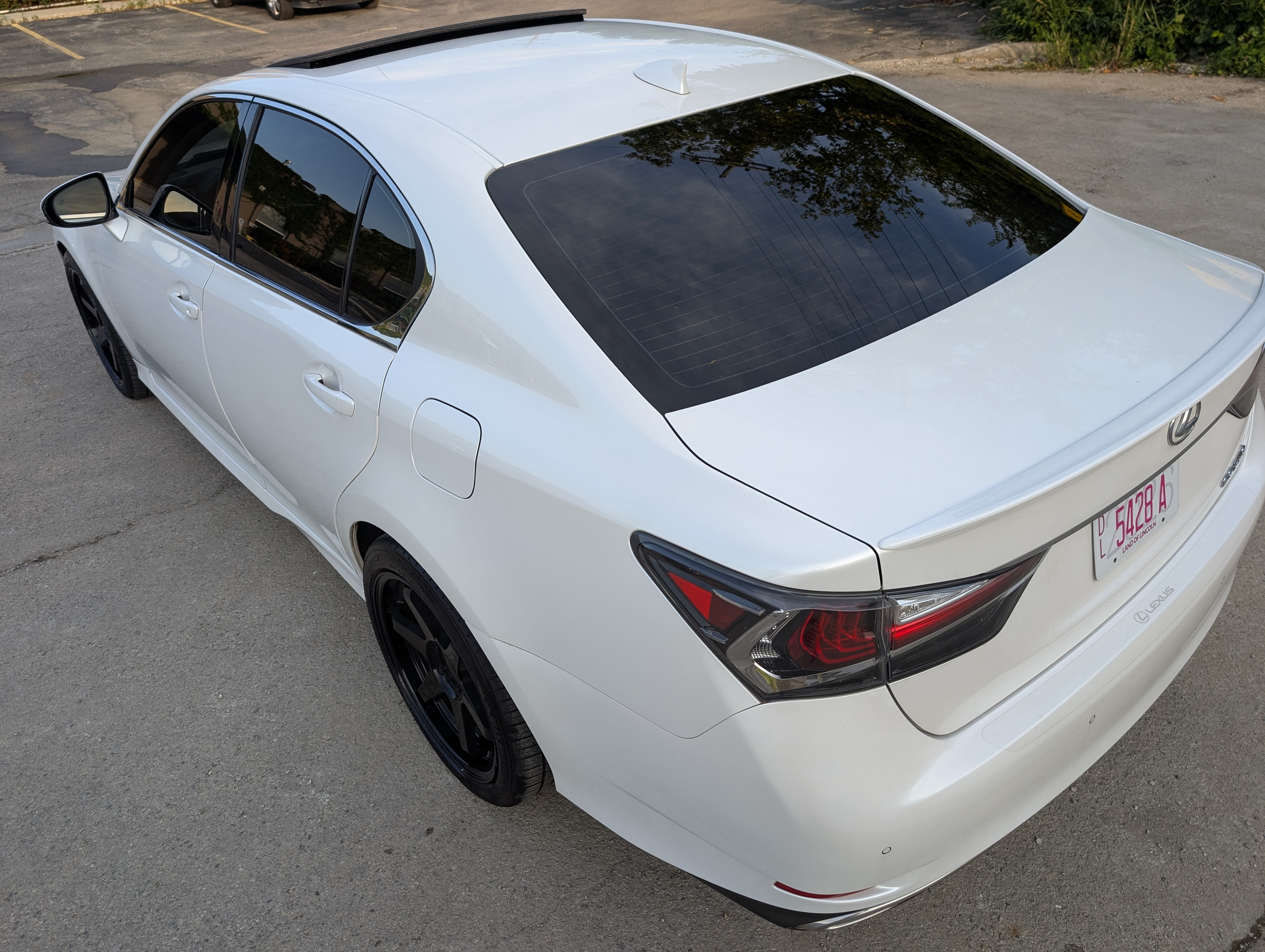 2017 Lexus GS 350 AWD White — view 6
