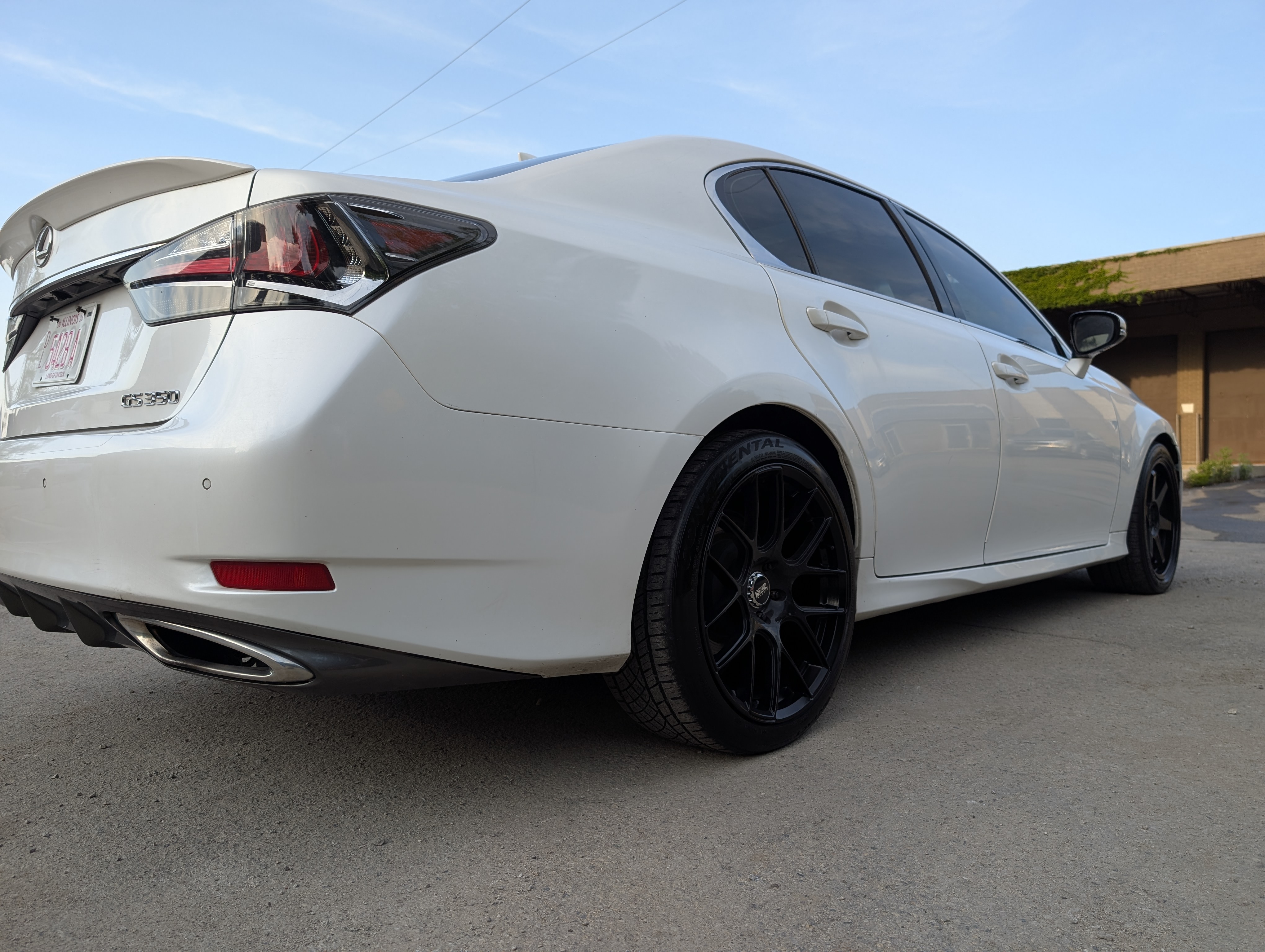 2017 Lexus GS 350 AWD White — view 9