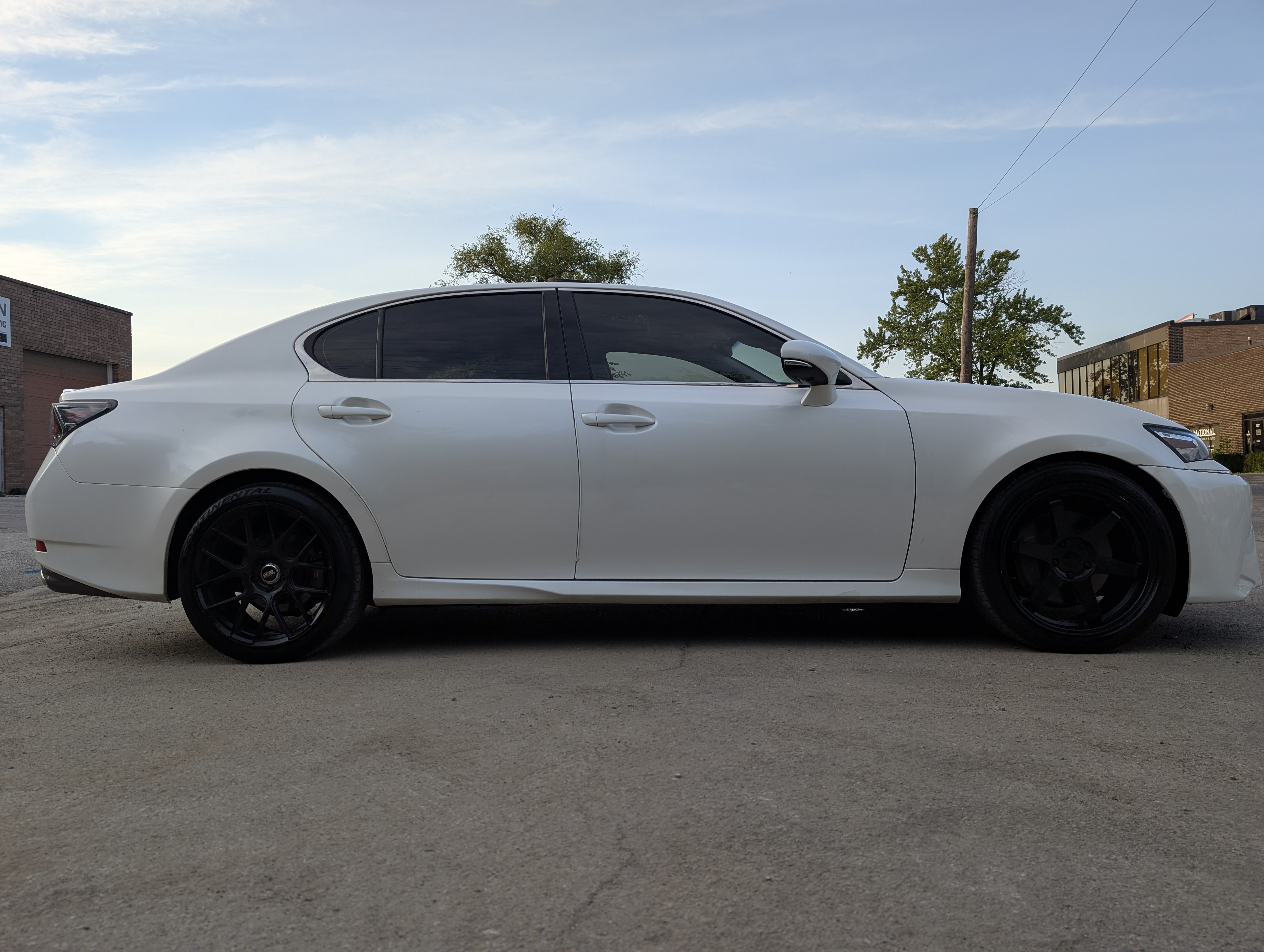 2017 Lexus GS 350 AWD White — view 10