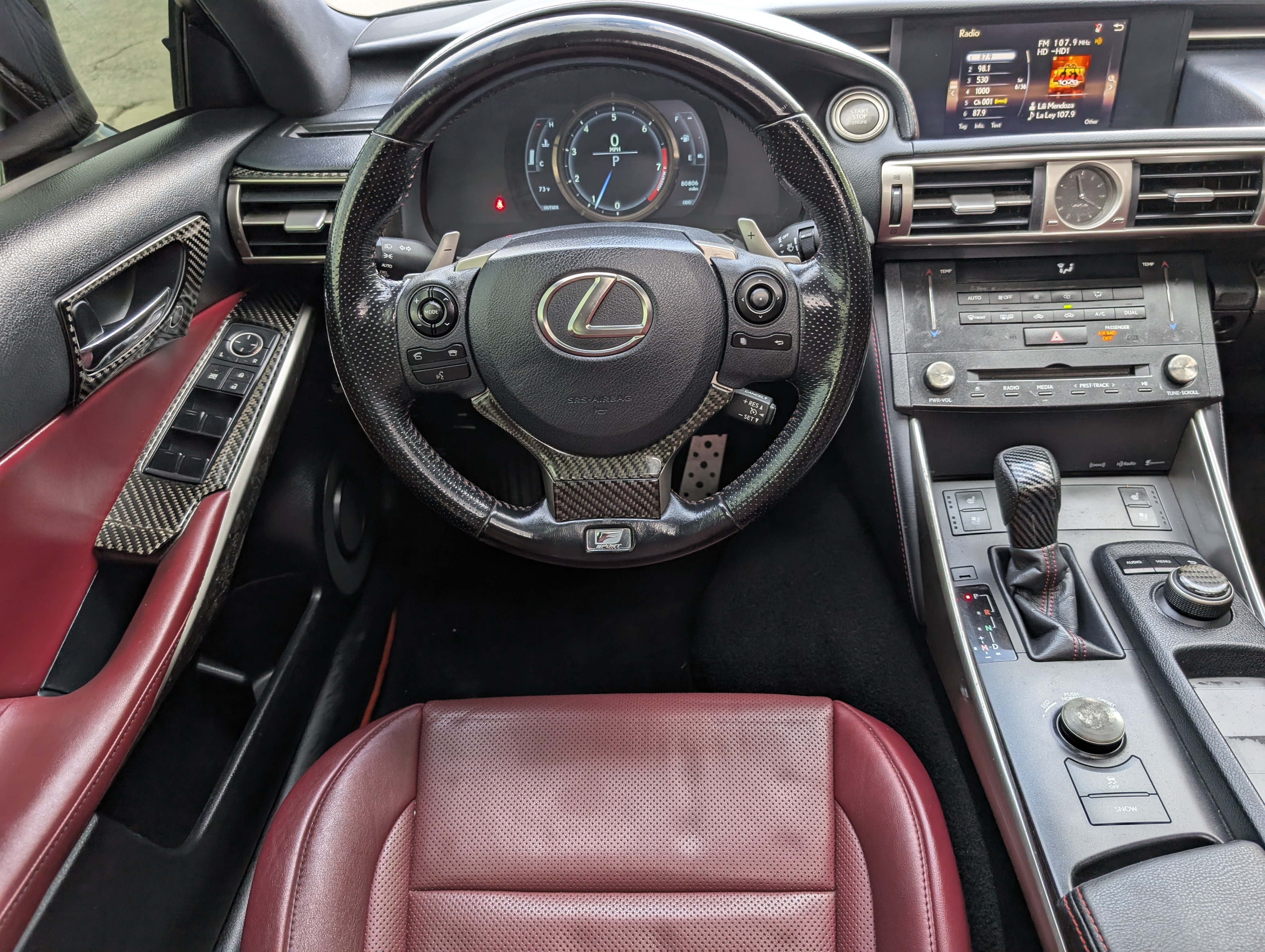 2016 Lexus IS 300 AWD Black — view 11
