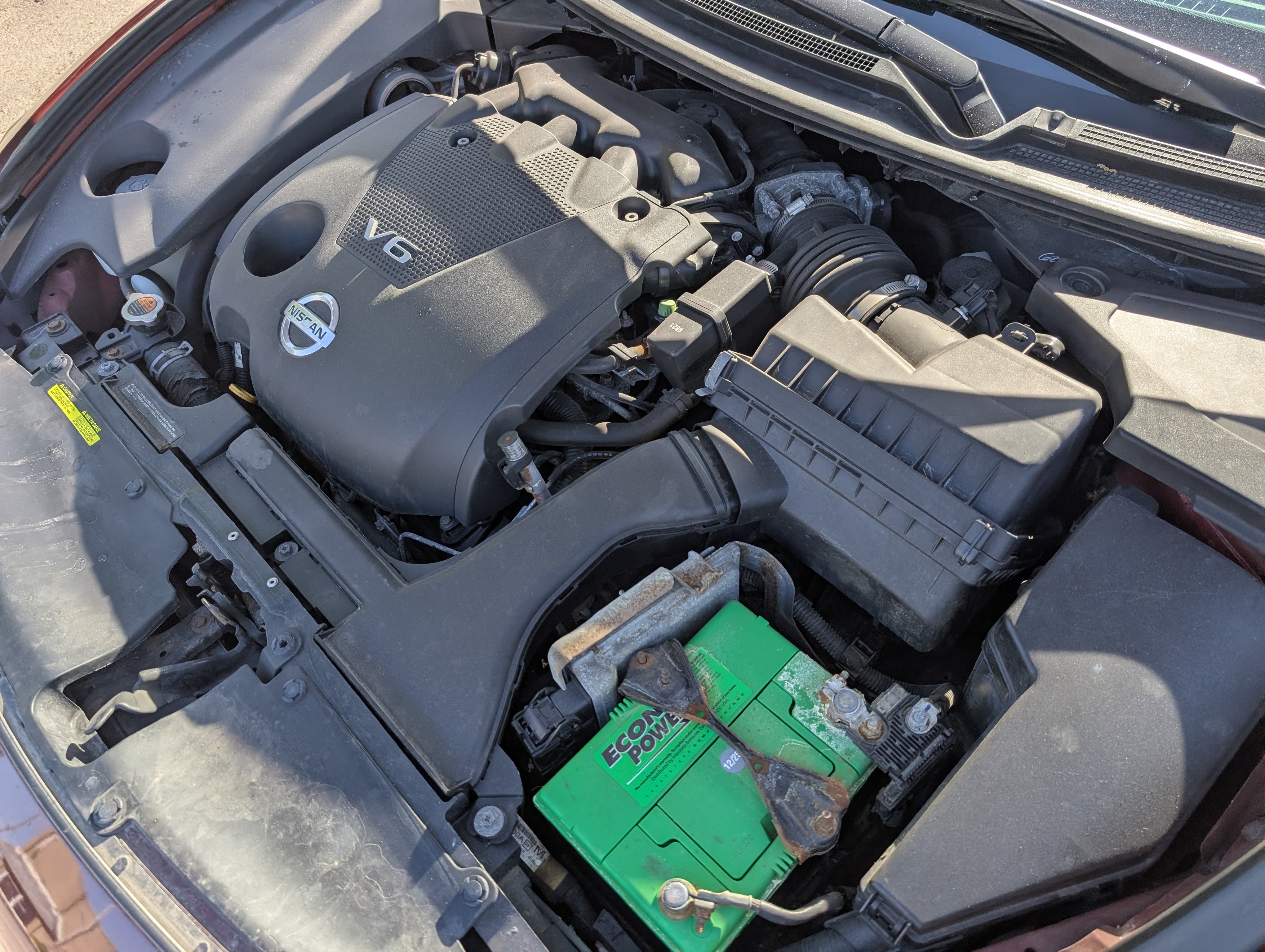 2009 Nissan Maxima  Burgundy — view 24