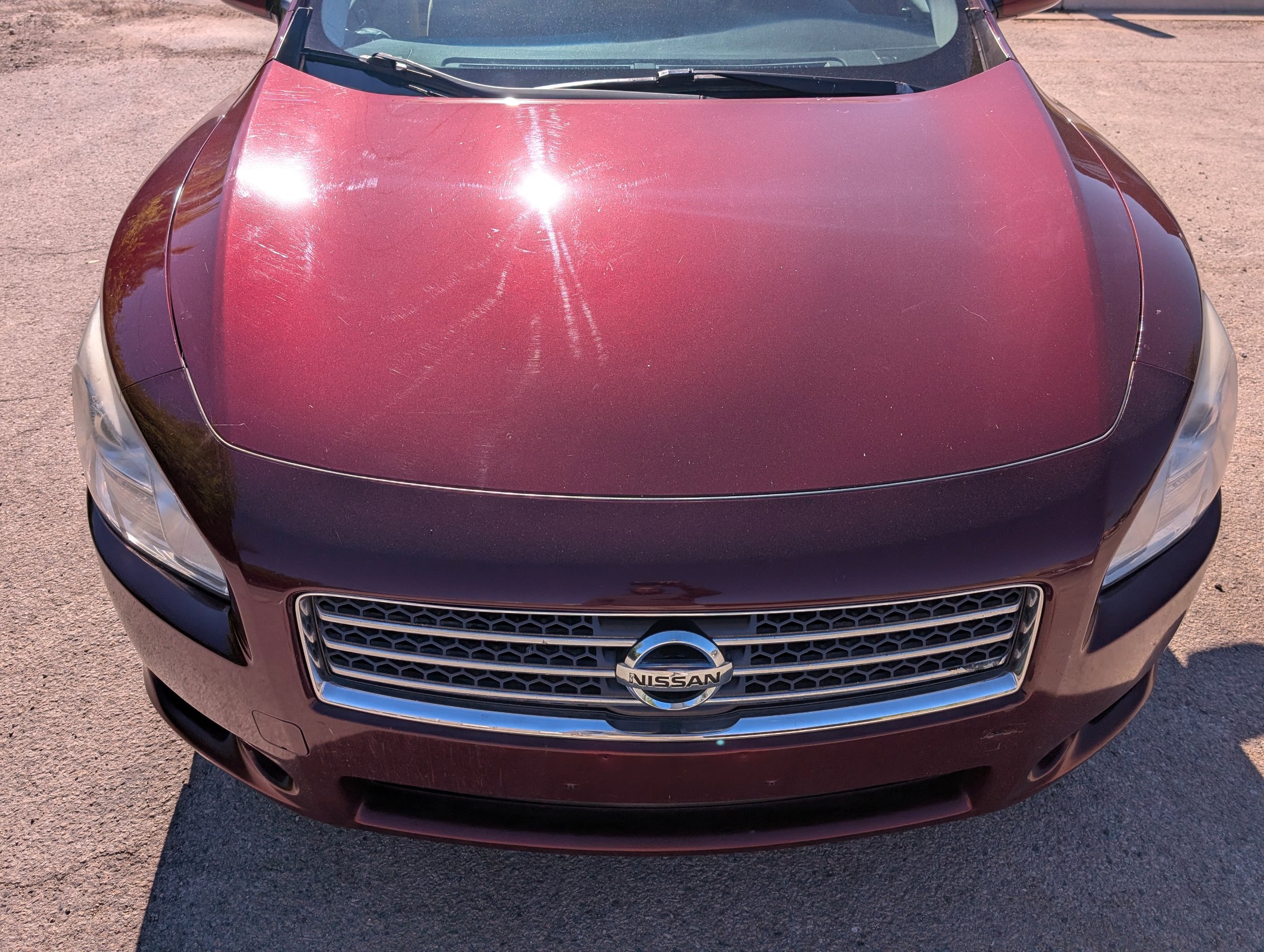2009 Nissan Maxima  Burgundy — view 12