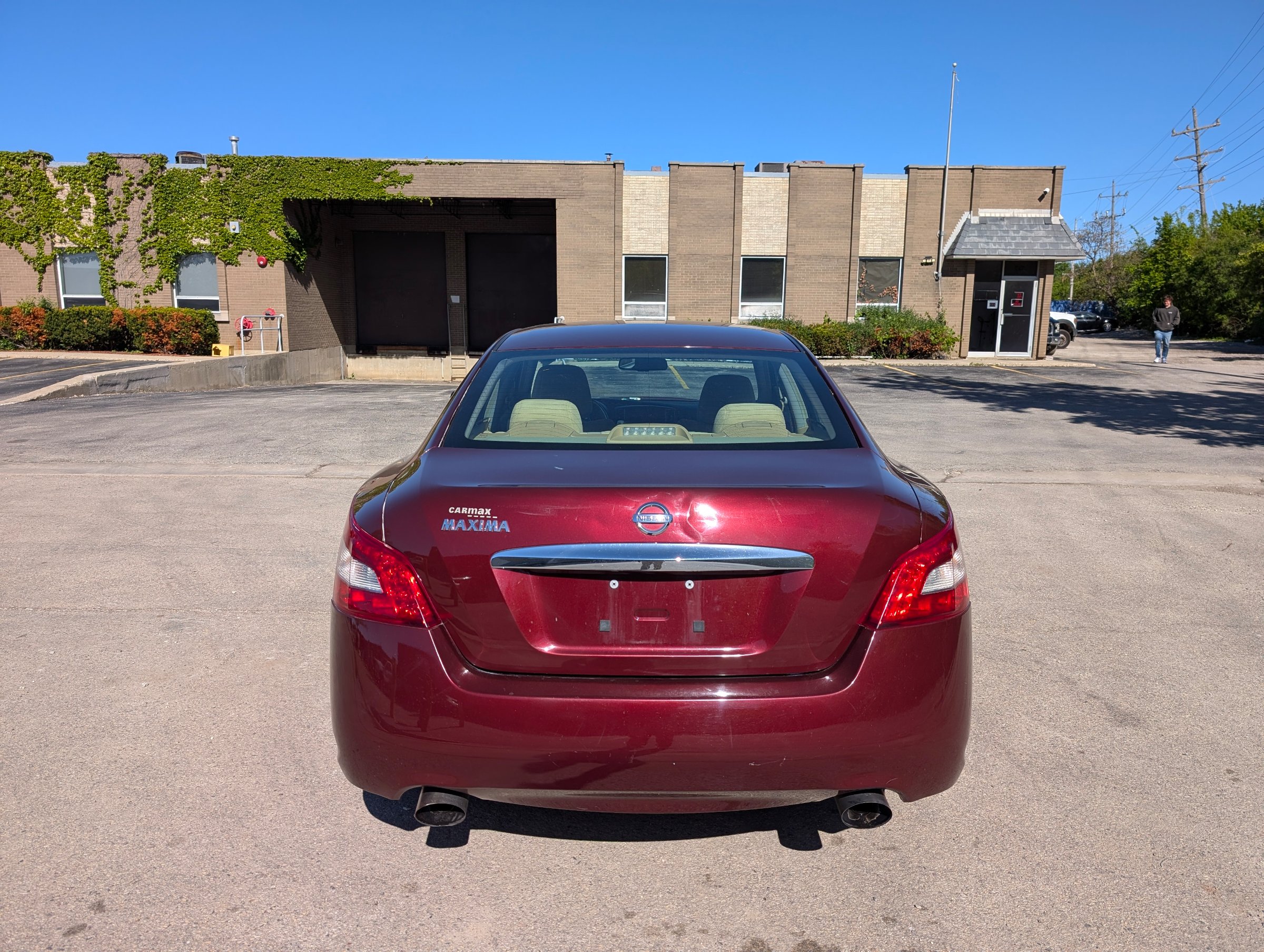 2009 Nissan Maxima  Burgundy — view 6