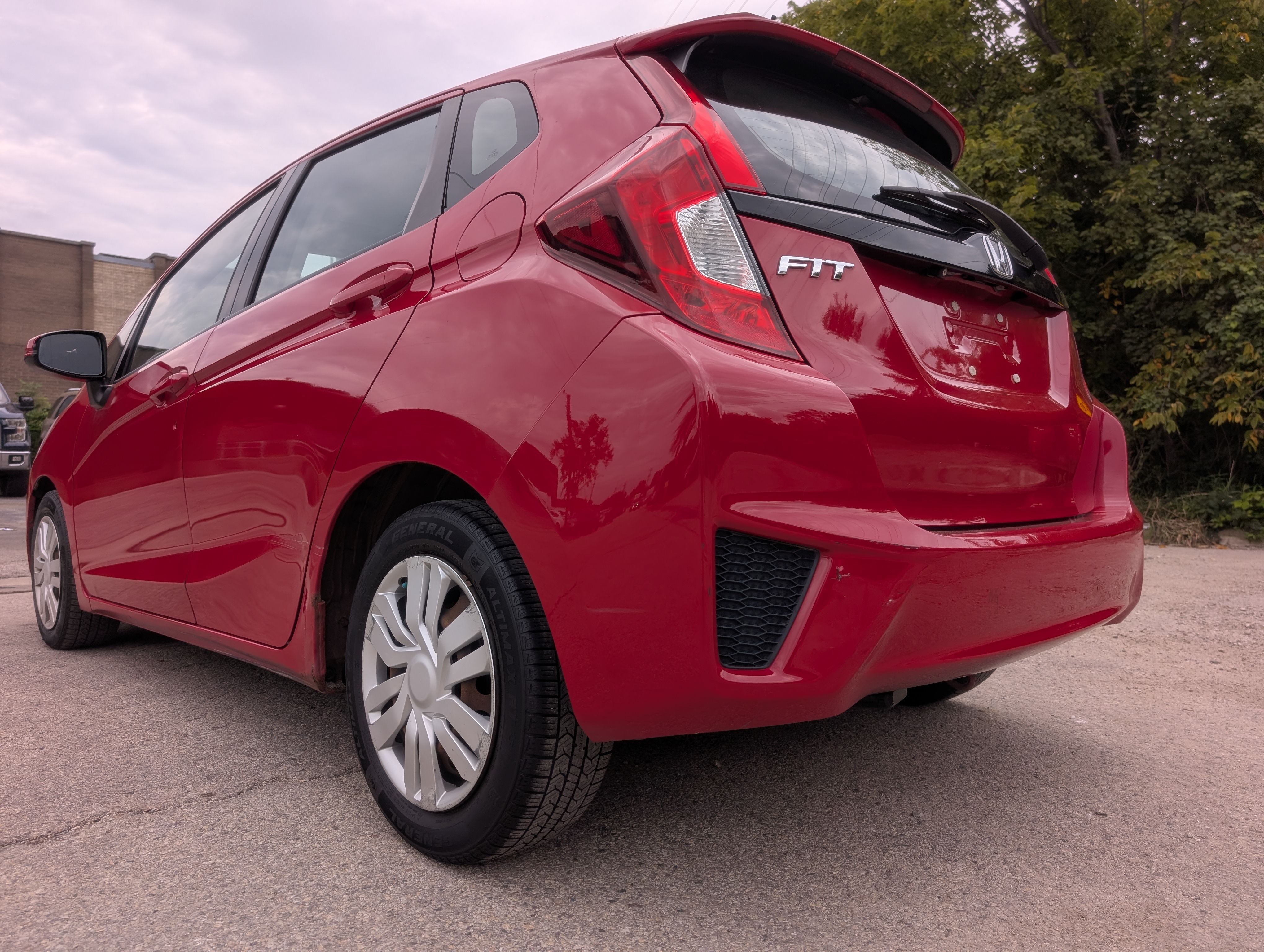2015 Honda Fit  Red — view 4