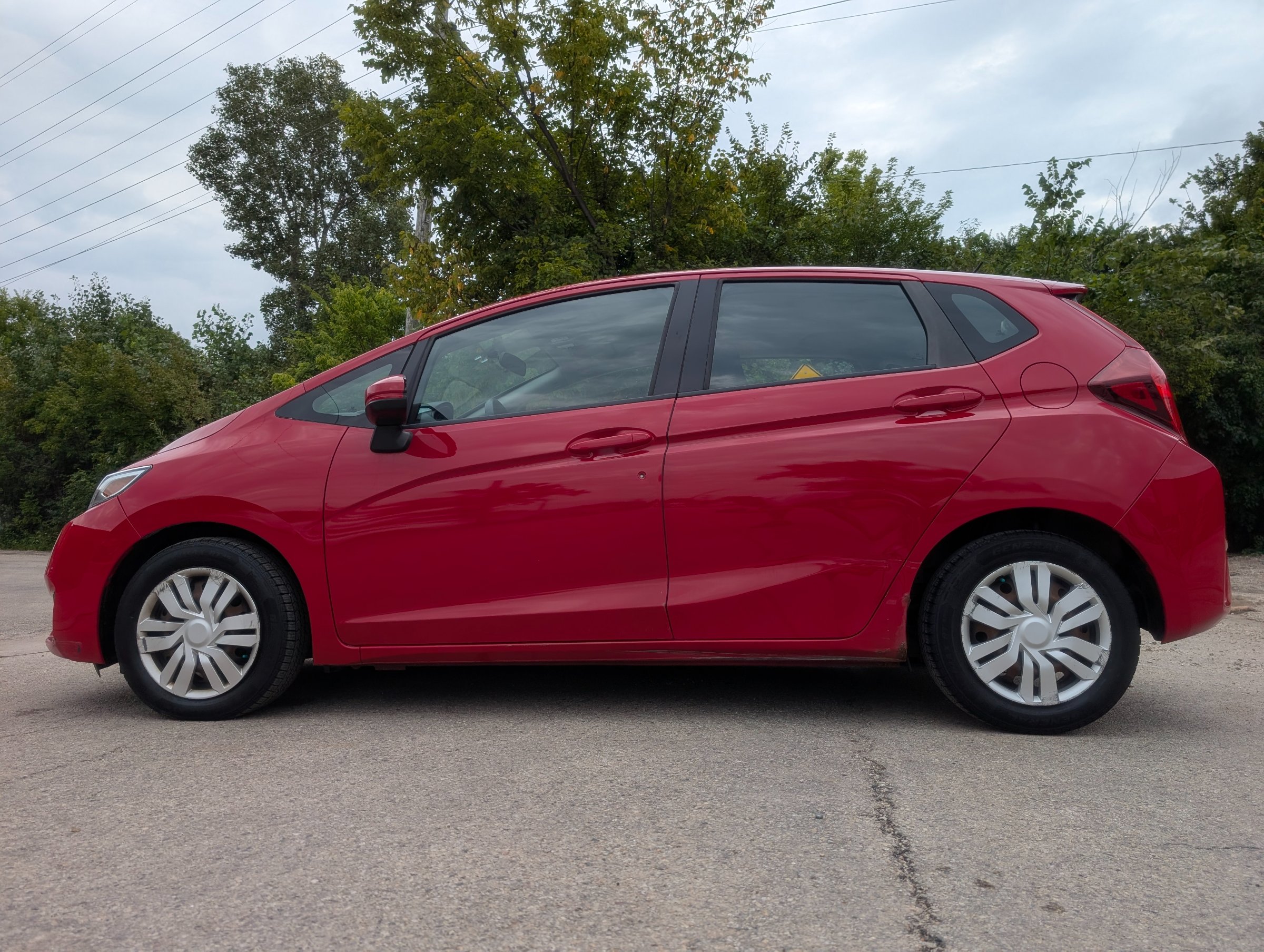 2015 Honda Fit  Red — view 3