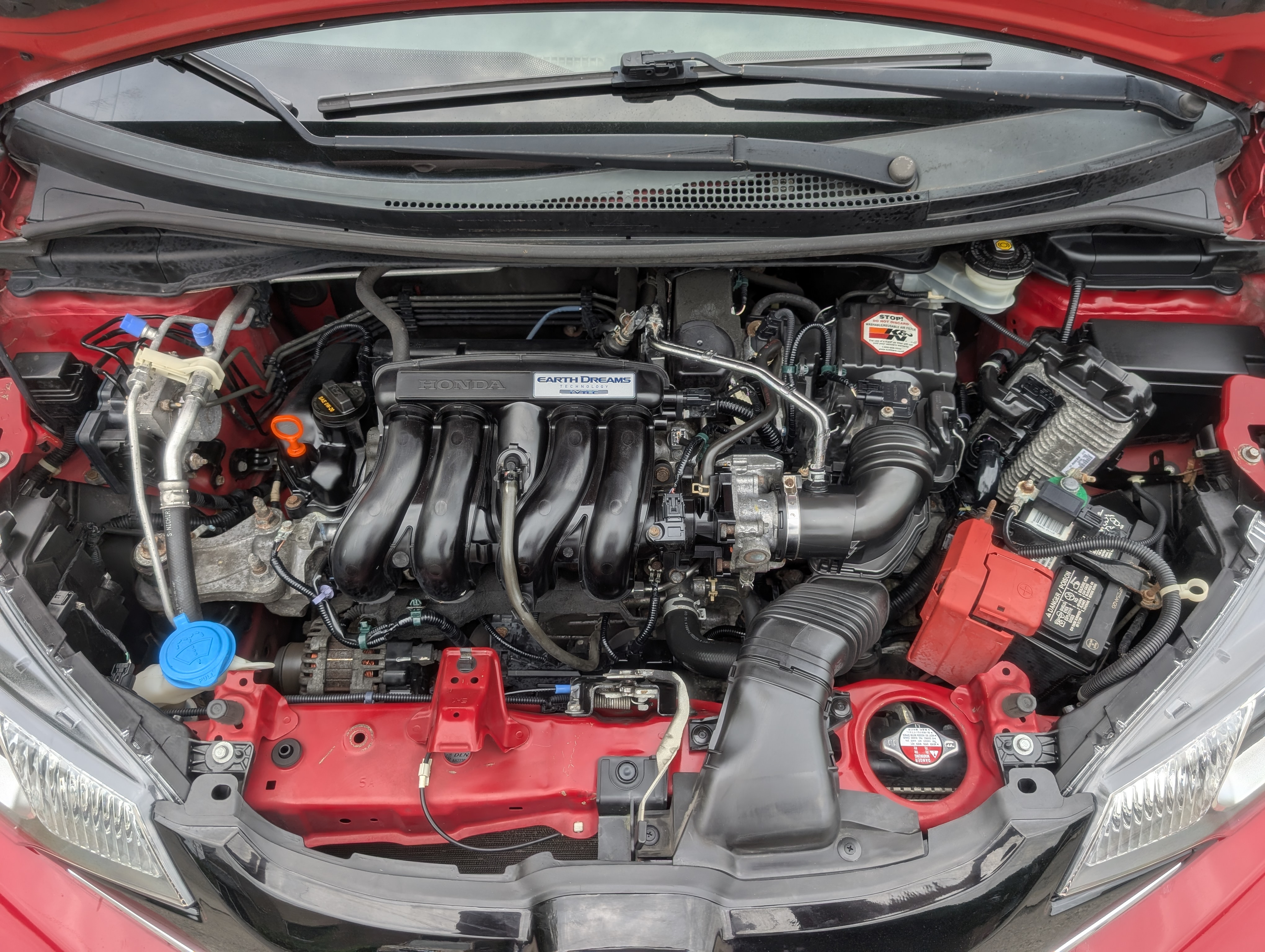 2015 Honda Fit  Red — view 24