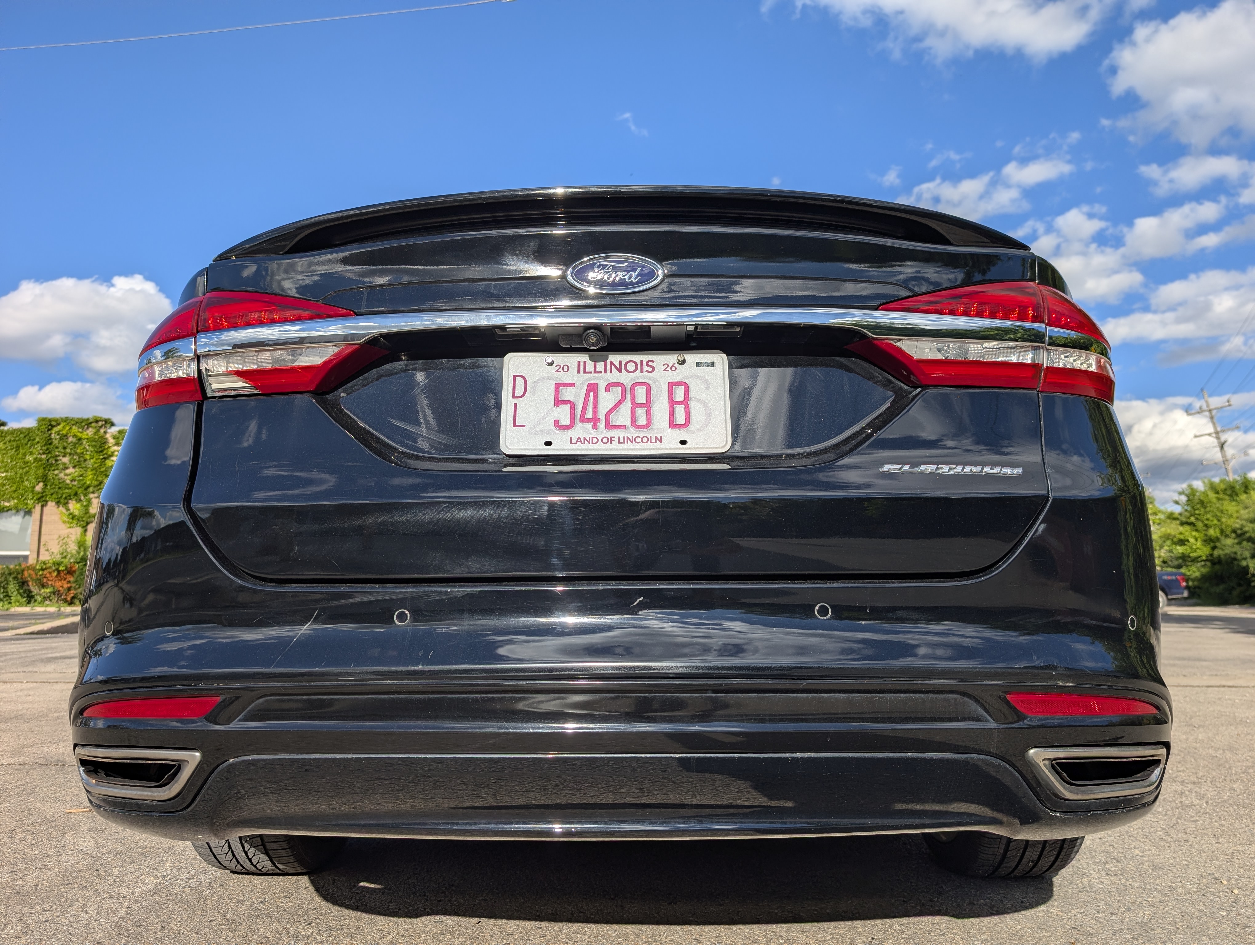 2017 Ford Fusion Platinum Black — view 7
